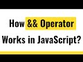 ✅ JavaScript Operator | JavaScript AND operator  | Handle Multiple Conditions in JavaScript