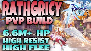 ROM RATHGRICY PVP BUILD [ High Flee , High Resist , 6.6M+ HP ] Ragnarok M Eternal Love