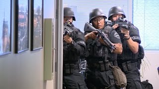SWAT Team Conducts Active Shooter Training Exercise