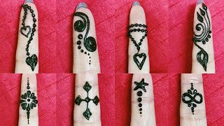 Cute design for your fingers / DIY 8 little stylish fingers design tutorial 2019