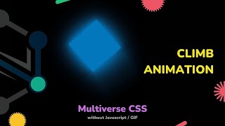 Tutorial : Climb Animation // Multiverse CSS without Javascript, GIF // SUNNY