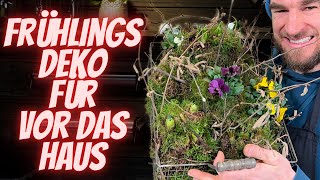 Frühlingshafte Hauseingang Deko selber machen 🌸  DIY Deko-Ideen 2025  Schritt-für-Schritt Anleitung