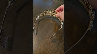 REVIEW: Didder Gold Crystal Tiara Crown Headband Princess Elegant Crown with combs Women Girls