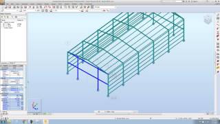 3D Steel Portal Frame Full Tutorial in Autodesk Robot 2017 Part_1