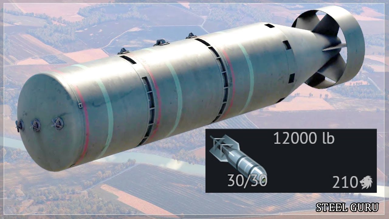 NEW 12,000LB GIGANTIC BOMB In War Thunder!!!😱😱😱 (Dev Server) - YouTube