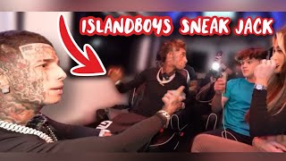 Islandboys sneak Jack Doherty on his own bus