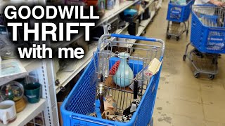 GOODWILL was CROWDED | Thrift with Me for Ebay | Reselling