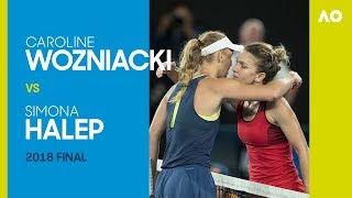 Caroline Wozniacki v Simona Halep - Australian Open 2018 Final | AO Classics