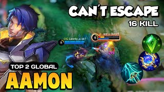 Aamon Best Build 2024 [ Aamon Top Global Gameplay ] Mobile Legends