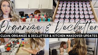 NEW CLEAN DECLUTTER AND ORGANIZE WITH ME 2022 / KITCHEN ORGANIZING IDEAS / BROOKE ANN