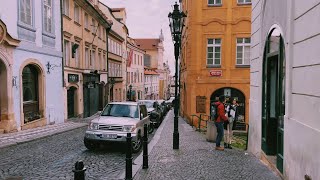 Cinematic Frosty Morning Walk in Prague - Nerudova Street - Prague Castle District 4k HDR ASMR