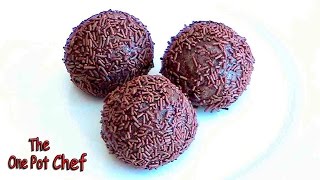 Chocolate Rum Balls | One Pot Chef