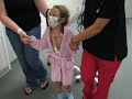 gabriella walks post transplant day 2