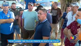 Motoristas pedem melhores condições de trabalho no Porto de Itajaí