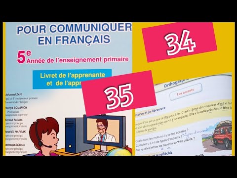 Pour Communiquer En Français 5 Année De L'enseignement Primaire Page 34 ...