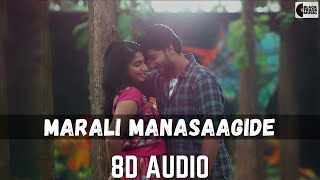 MARALI MANASAAGIDE - 8D AUDIO - GENTLEMAN | Nishvika Naidu, Prajwal Devaraj | 8d Songs Kannada