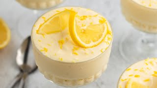 Easy Lemon Mousse Recipe