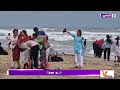 sea water suddenly absorbed in karaikal karaikal beach