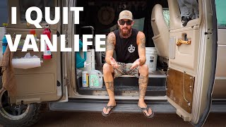 Why I Quit Vanlife