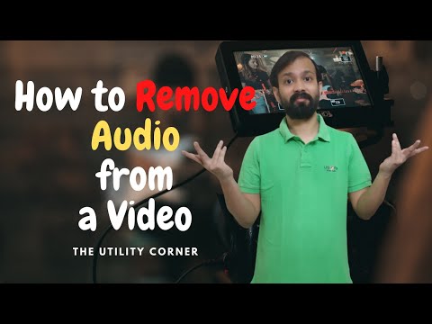 How do I remove audio from a video in Windows 10?