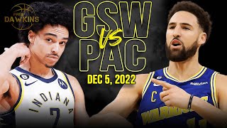 Golden State Warriors vs Indiana Pacers Full Game Highlights | December 5, 2022 | FreeDawkins