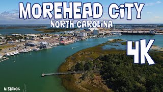 Morehead City NC 4K /A beautiful Must Go Town in the Outer Banks (DJI Mavic Air 2 Drone Footage)