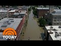 Heat wave, historic flooding impact millions across US