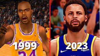 Evolution of NBA 2K | 1999 - 2022 (NBA 2K - NBA 2K23 + Facts)