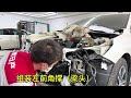 nissan bluebird front accident repair