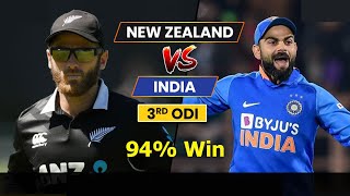 New Zealand vs India, 3rd ODI Match Analysis & prediction