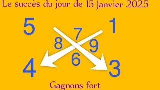 LA CROIX DU JOUR DE 15 JANVIER 2025 et LE CALCUL DES PIONS FORT POUR GAGNER AU LOTTO