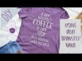 How To Apply Heat Transfer Vinyl / Cricut and Siser Easyweed HTV / DIY Iron-On Tshirt