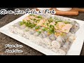 Steam Rice Rolls w/Pork, Fawm Kauv, Banh Cuon