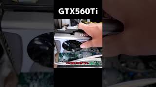 【ジャンク】ハードオフで買ったジャンクのGTX560Tiを動作確認してみた結果... #shorts #ジャンクpc