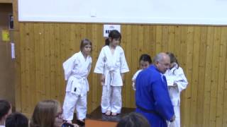 vyhlašení vítězů Evička  Judo DDM český těšín 13.5.2016