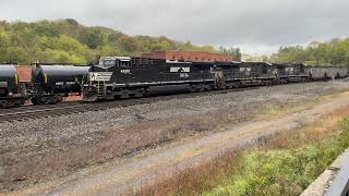 Railfanning Oct 16, 2023 Part 2 Bluefield VA/WV #trains #norfolksouthern #railfans #railway