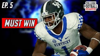 We Need To Win This Game - Kentucky NCAA Football 14 Revamped Dynasty | Ep. 5 (Doubleheader)