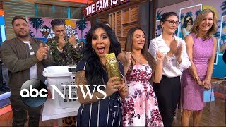 'Jersey Shore' cast faces off in 'Gym, Tan, Laundry' game on 'GMA'