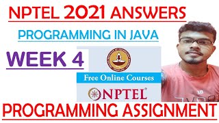 Programming in Java 2021 | Week 4 Programming Assignment Solutions | NPTEL