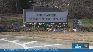 Next stop on motorcade: The Carter Center memorial in Atlanta