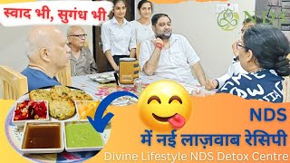 divine lifestyle nds detox center || dinner time with NDS sadhak || jignesh chhelavada || Minaxi