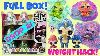 Poopsie Cutie Tooties Surprise Drop 2 Series 2 Full Box Weight Hacks Unboxing Rare Cuties Kids Toys