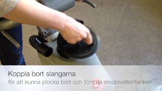 Skötselinstruktion Comac Vispa 35B