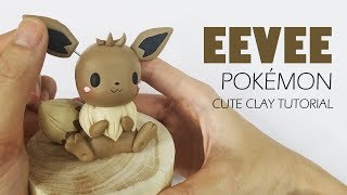 EP8: HOW TO MAKE EEVEE FROM CLAY (NEW VERSION) | Pokémon Clay Tutorial