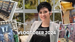 Frankfurter Buchmesse Tag 1 📚❤️|  VLOGTOBER 2024🍁🍂📚