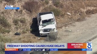 Shooting closes 15 Freeway through Cajon Pass, snarling traffic
