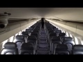 The inside of a British Airways Concorde aircraft