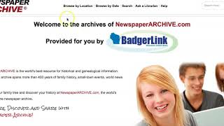 How to Access Newspaper Archive