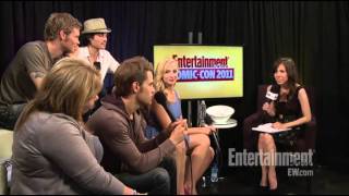 EW Interview With "The Vampire Diaries" Cast At Comic-Con
