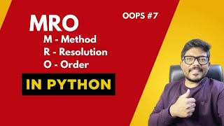 #7 MRO Method Resolution Order in python #python #online #codechasers #code #job #interview #program